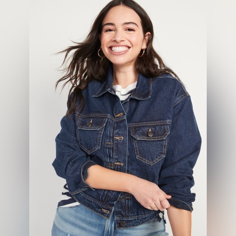 Old Navy Cropped Jean Jacket